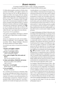 Anglais Cycle 3 Niveau 1