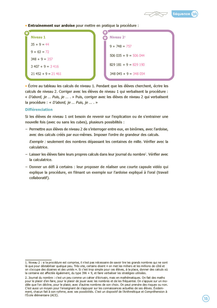 Calcul mental et ceintures de compétences CM