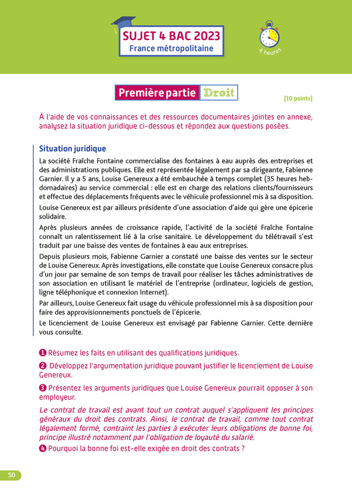 Annales Objectif Bac 2024 - Bac Terminale STMG Tout-en-un