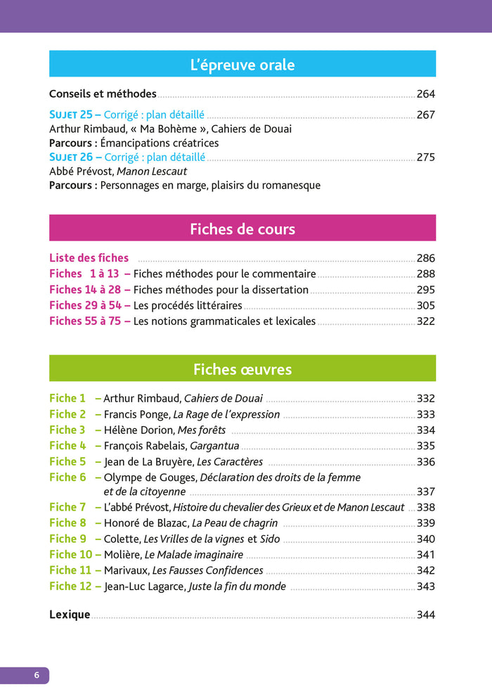 Annales Objectif BAC 2024 - Français 1res