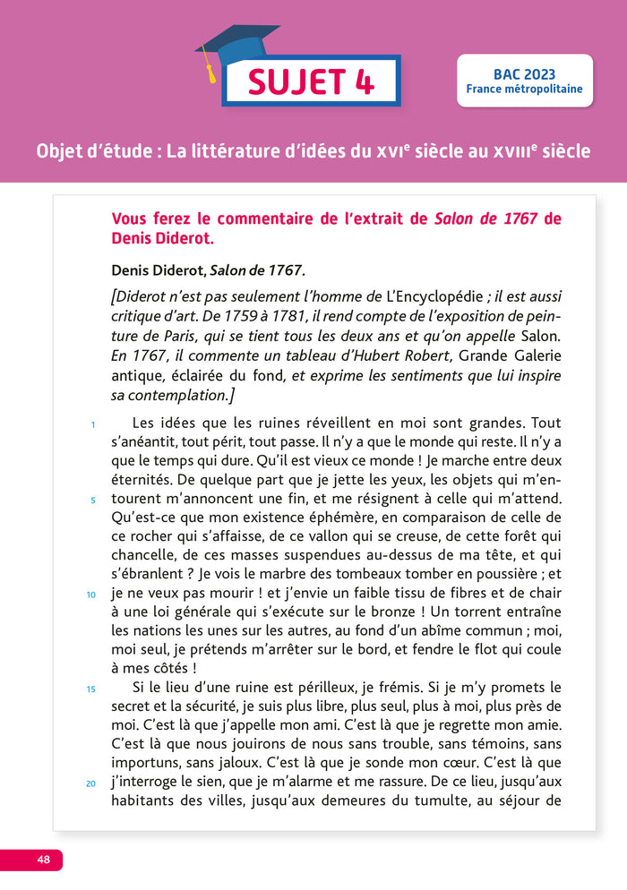 Annales Objectif BAC 2024 - Français 1res