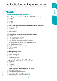 Pass'Concours - QCM d'entrée dans la fonction publique - Révision et entrainement