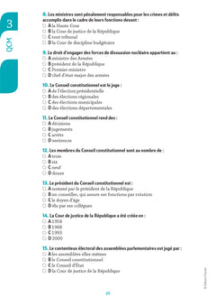 Pass'Concours - QCM d'entrée dans la fonction publique - Révision et entrainement 8e édition