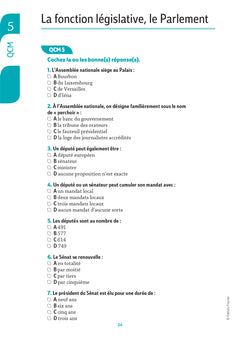 Pass'Concours - QCM d'entrée dans la fonction publique - Révision et entrainement