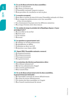 Pass'Concours - QCM d'entrée dans la fonction publique - Révision et entrainement