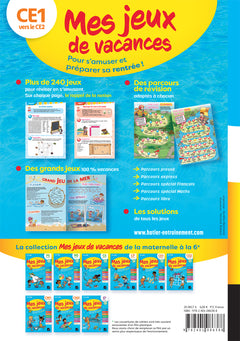 Mes jeux de vacances du CE1 vers le CE2