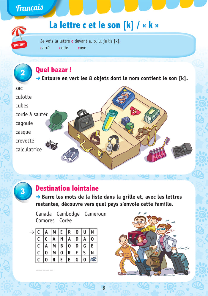 Mes jeux de vacances du CE1 vers le CE2