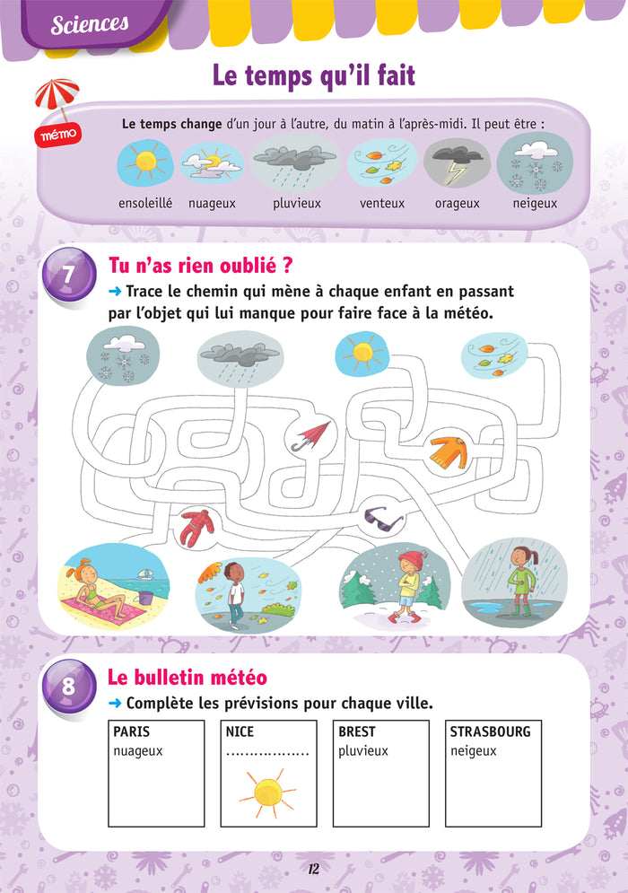 Mes jeux de vacances du CE1 vers le CE2