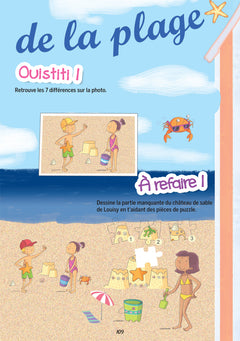 Mes jeux de vacances du CE1 vers le CE2