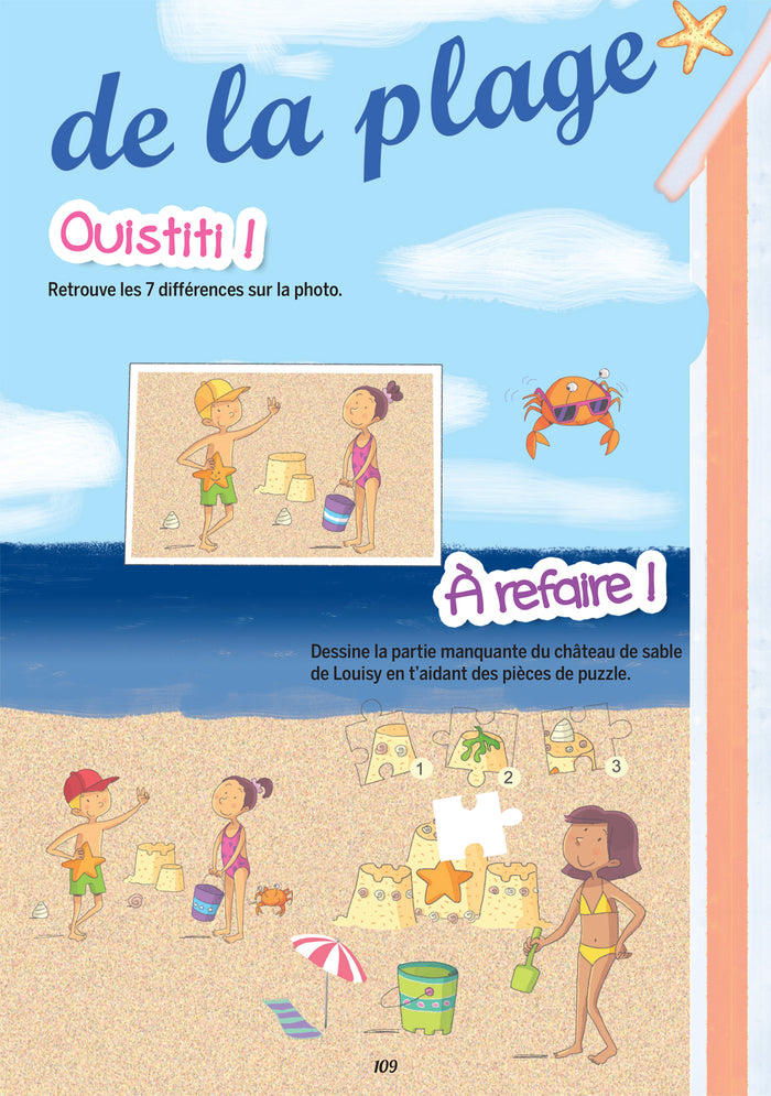 Mes jeux de vacances du CE1 vers le CE2