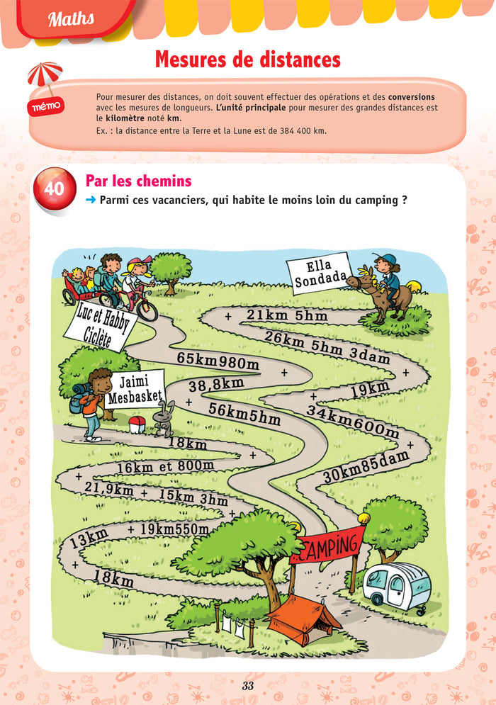 Cahier de vacances - Mes jeux de vacances - Du CM1 vers le CM2