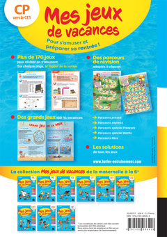 Mes jeux de vacances - Cahier de vacances 2024 du CP vers le CE1