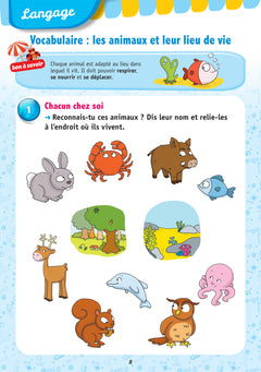 Mes jeux de vacances - Cahier de vacances 2025 de la PS vers la MS