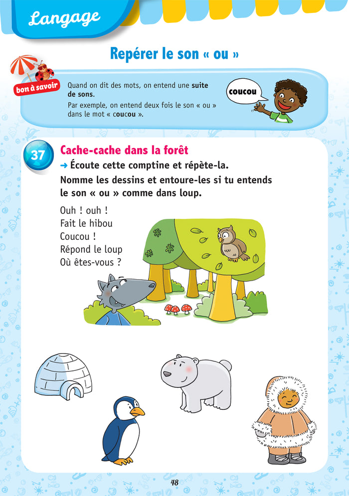 Mes jeux de vacances - Cahier de vacances 2025 de la PS vers la MS