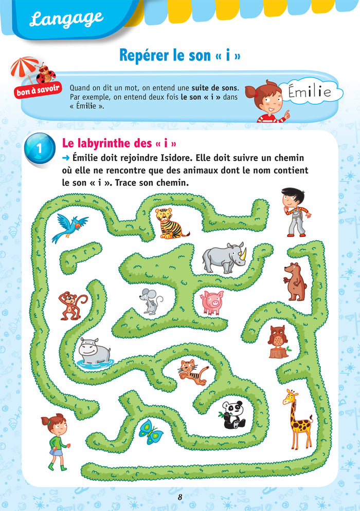 Mes jeux de vacances - Cahier de vacances 2025 de la MS vers la GS