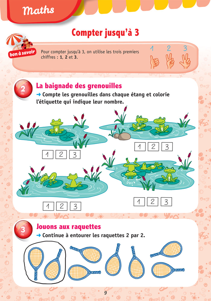 Mes jeux de vacances - Cahier de vacances 2025 de la MS vers la GS