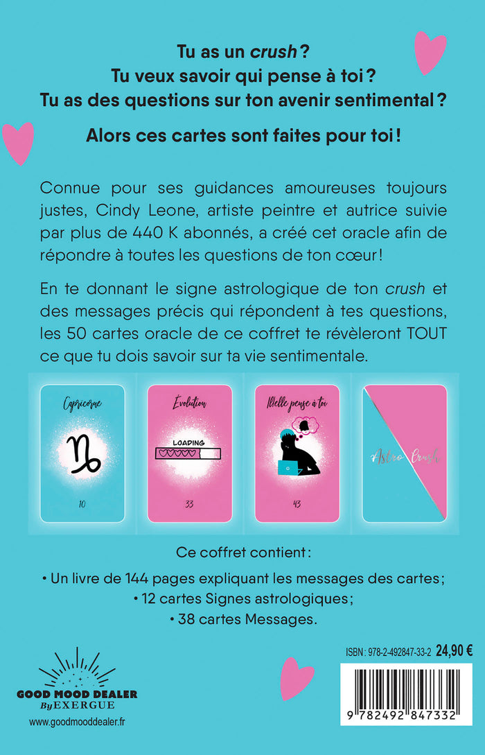 Astro Crush - 50 cartes divinatoires pour ton coeur