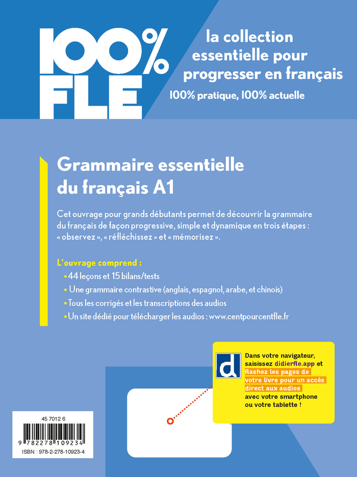 Grammaire essentielle du français A1