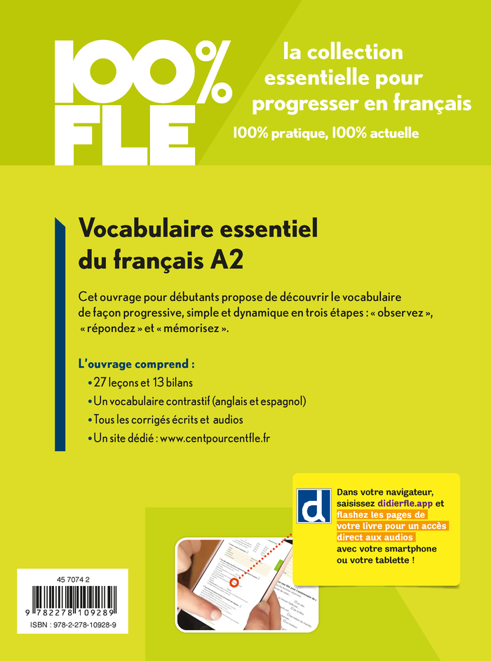 100% FLE - Vocabulaire essentiel du français A2