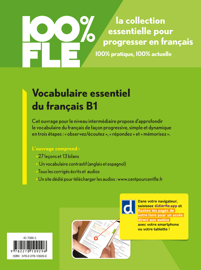 Vocabulaire essentiel du français B1