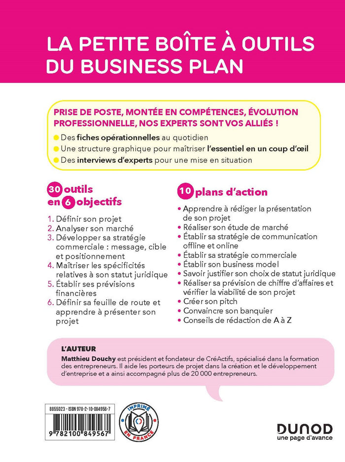 La Petite Boîte à outils du business plan