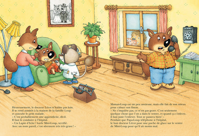 Mini-Loup à l'hôpital