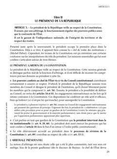 La Constitution commentée 2023-2024
