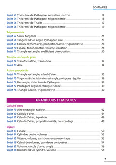 Annales Brevet 2024 - Maths
