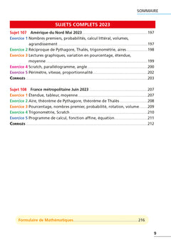 Annales Brevet 2024 - Maths