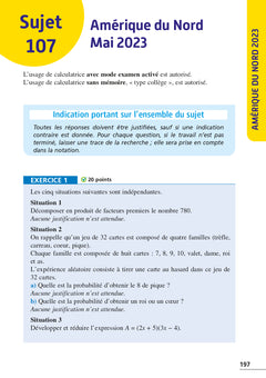 Annales Brevet 2024 - Maths