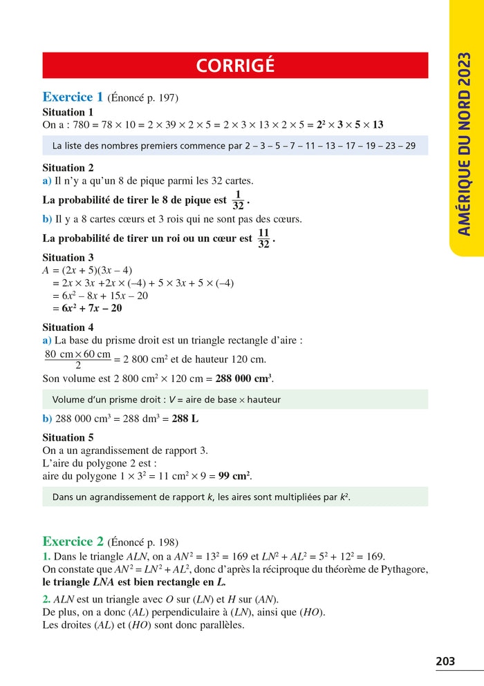 Annales Brevet 2024 - Maths