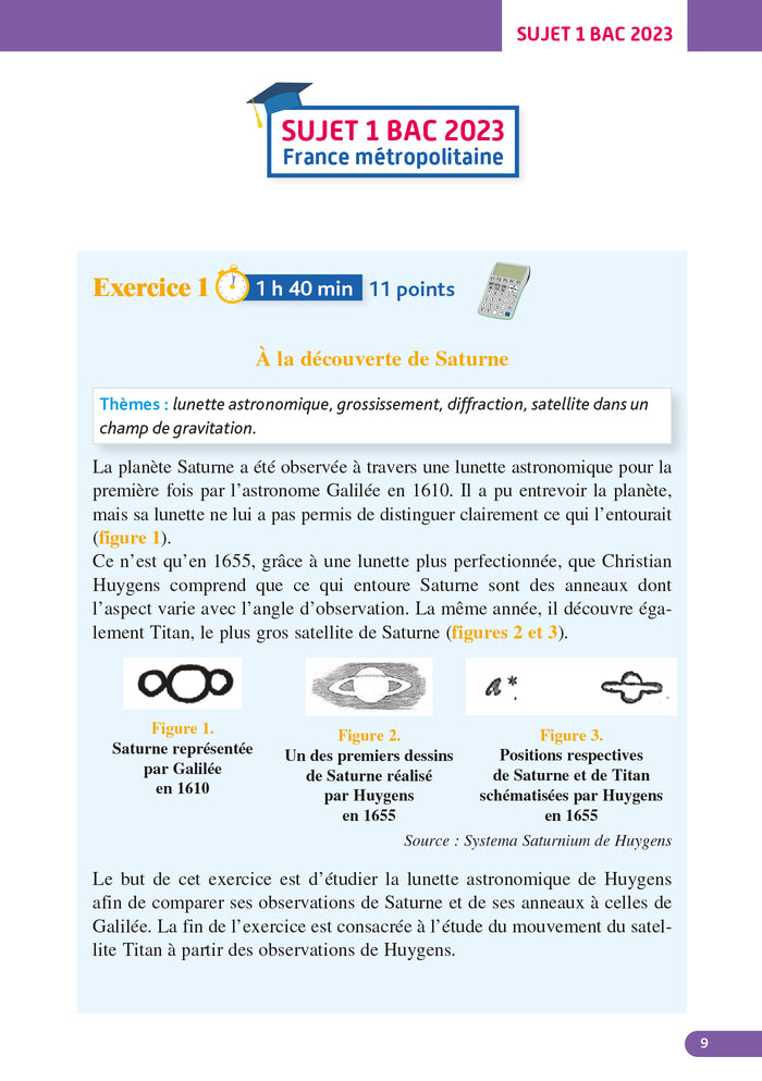 Annales Objectif BAC 2024 - Spécialité Physique-Chimie