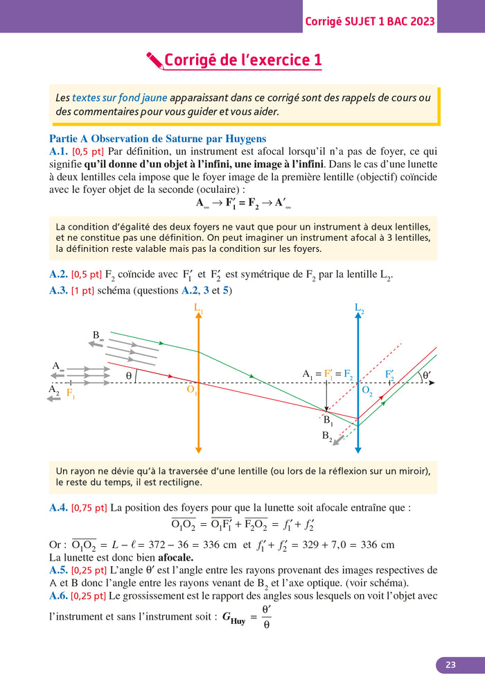 Annales Objectif BAC 2024 - Spécialité Physique-Chimie