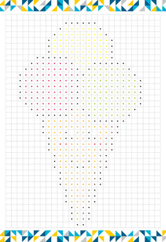 Colos pixels - avec crayons de couleur