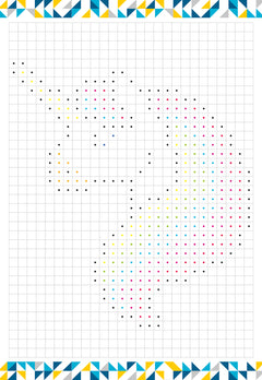 Colos pixels - avec crayons de couleur