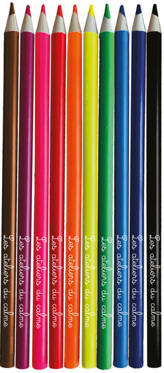 Colos pixels - avec crayons de couleur