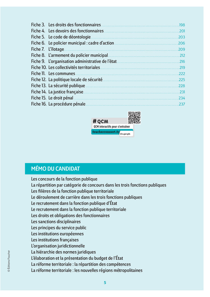 Réussite Concours - Gardien-brigadier de police municipale