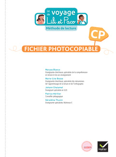 Le Voyage de Lili et Paco CP