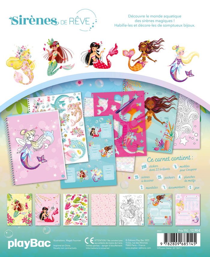 Sirènes de rêve - Carnet créatif