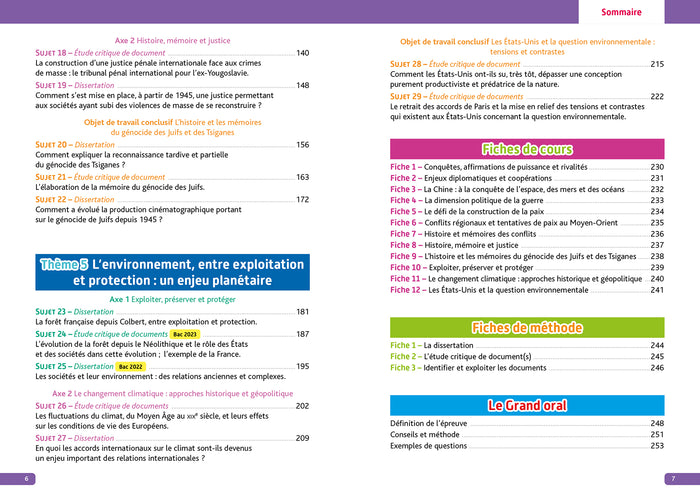 Annales Objectif BAC 2024 - Spécialité HGGSP