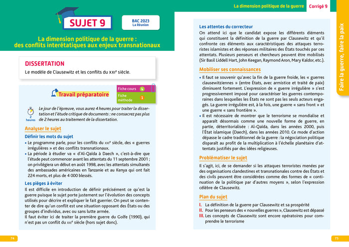 Annales Objectif BAC 2024 - Spécialité HGGSP