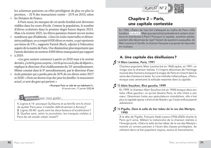 Paris, ville capitale ? (programme BTS 2024-2025)