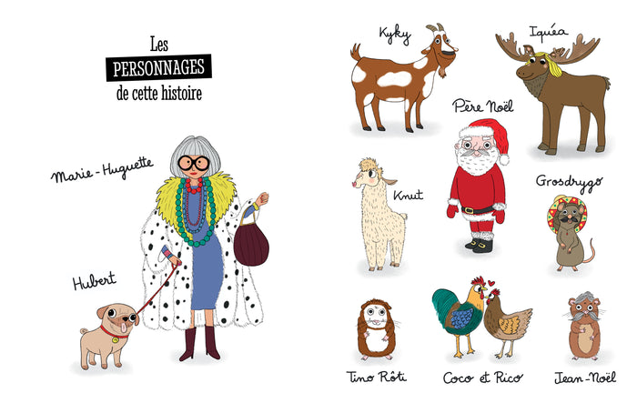 Hubert chien-chien à sa mémère -Qui a volé Noël ?