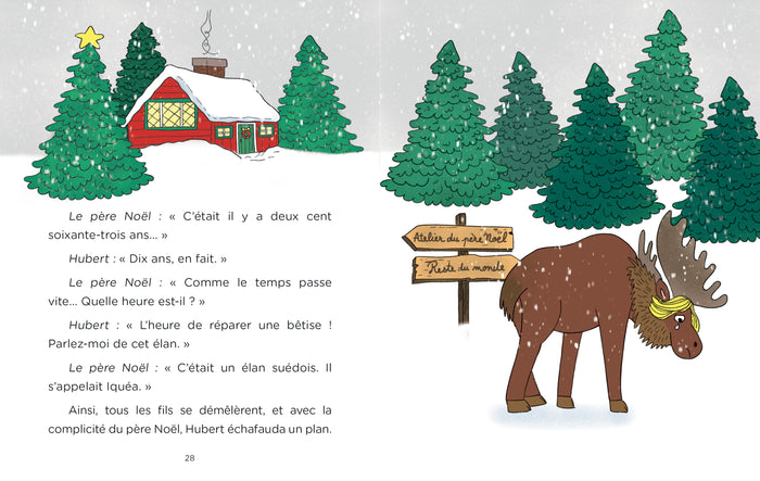 Hubert chien-chien à sa mémère -Qui a volé Noël ?