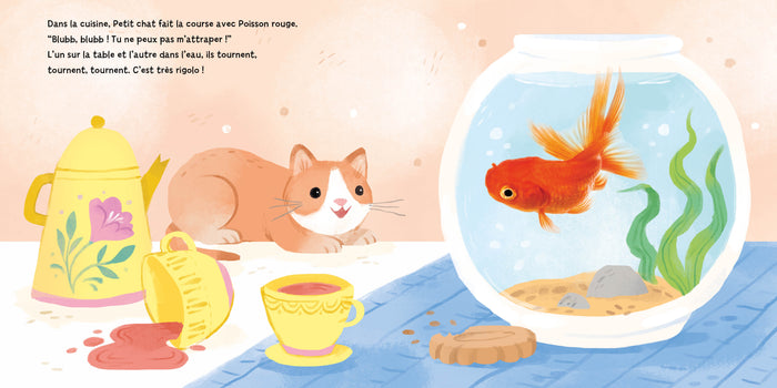 Petit chat et ses amis