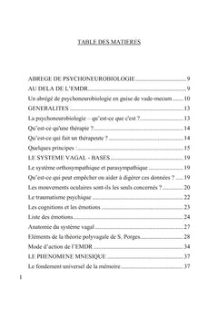 Abrégé de psychoneurobiologie au delà de L'EMDR