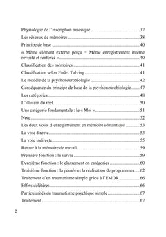 Abrégé de psychoneurobiologie au delà de L'EMDR