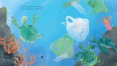 La petite tortue et l'océan NE