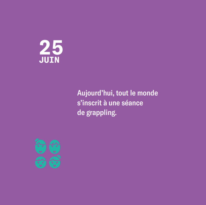 Calendrier jour après jour - Parents vs enfants