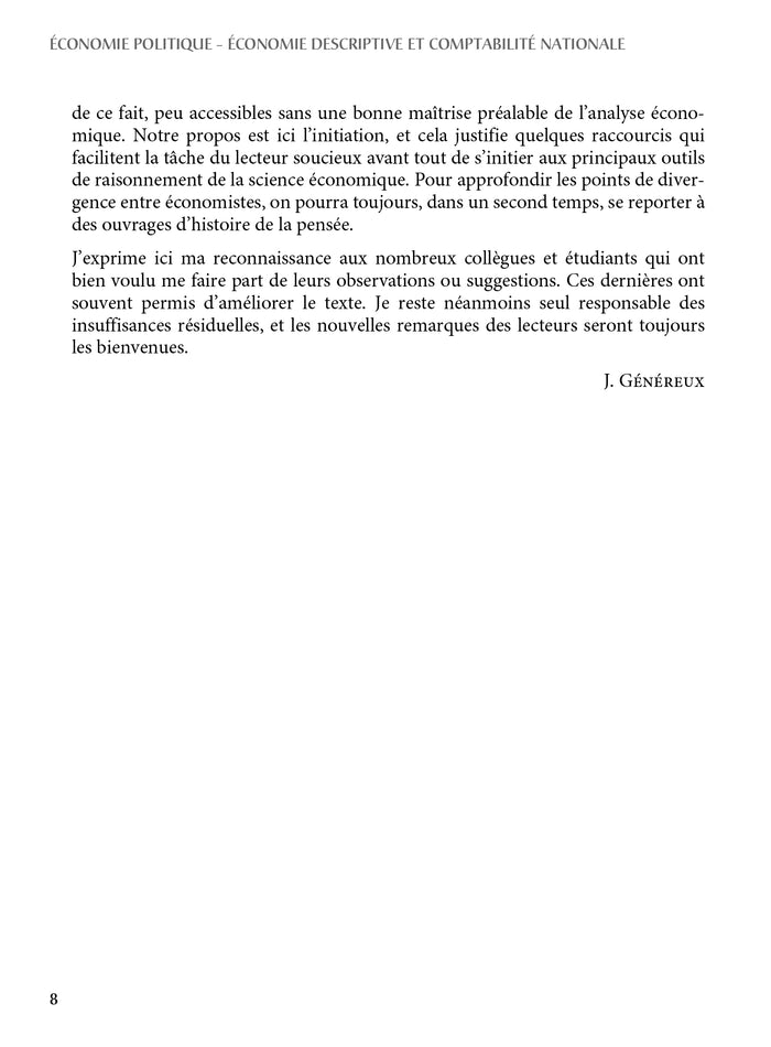 Fondamentaux - Économie politique 1